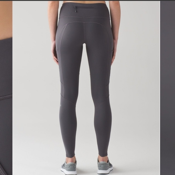 Lululemon Fresh Track Tight Womens 4 Dark Carbon - Picture 2 of 12